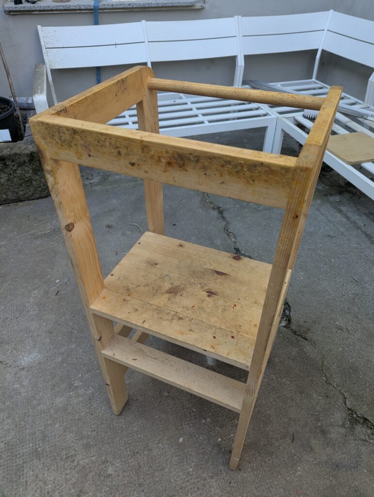 Lernturm restaurieren vorher